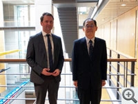 Höflichkeitsbesuch beim CSU-Bundestagsabgeordneten und stellvertretenden Vorsitzenden der Deutsch-Japanischen Parlamentariergruppe, Dr. Andreas LENZ