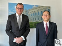 Höflichkeitsbesuch beim Präsidenten der Nationalen Akademie der Wissenschaften Leopoldina, Prof. Dr. Gerald HAUG