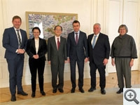 Besuch von Mitglieder des Auswärtigen Ausschusses des Deutschen Bundestags, die vom 12. bis 14. 02. Japan einen Besuch abstatten werden, in der Residenz