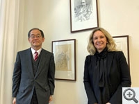 Höflichkeitsbesuch bei der Rektorin der Hochschule für Musik Hanns Eisler Berlin, Frau Sarah WEDL-WILSON