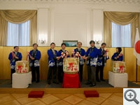 Neujahrsempfang in die Residenz mit der Angehörige der japanischen Community in Deutschland