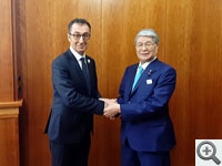 Treffen des Ministers für Landwirtschaft, Forsten und Fischerei, NOMURA Tetsuro mit dem Bundesminister für Ernährung und Landwirtschaft, Cem ÖZDEMIR