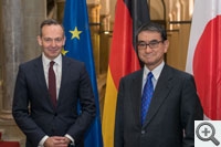 Bundesminister für Digitales und Verkehr, Dr. Volker WISSING und Digitalminister KONO Taro