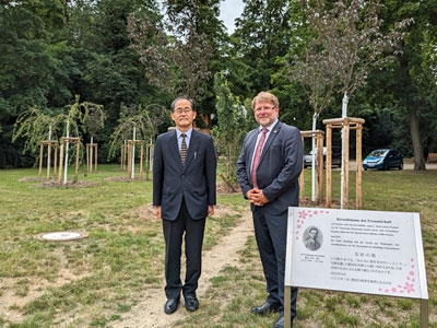Besuch die Stadt Wriezen, eine Partnerkommune der Stadt Hachioji in der Präfektur Tokyo