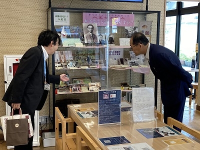 Höflichkeitsbesuch beim Oberbürgermeister der Stadt Hachioji (Präf. Tokio), Herrn Ishimori