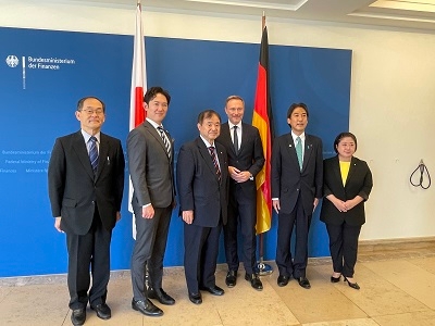 Deutschlandbesuchs einer Delegation des japanischen Unterhauses, Treffen mit Bundesfinanzminister Lindner