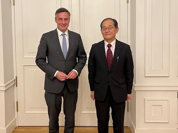 Treffen mit dem Vorsitzenden des Ausschusses für auswärtige Angelegenheiten im Europäischen Parlament, David MCALLISTER