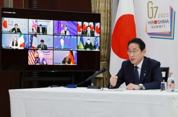 Videokonferenz der G7-Staats- und Regierungschefs