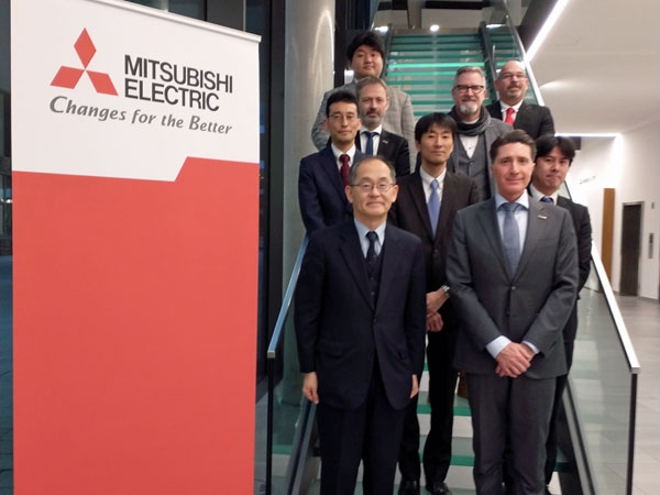 Besuch beim Präsidenten der deutschen Niederlassung von Mitsubishi Electric Europe in Ratingen, Andreas Wagner