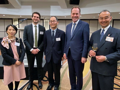 Teilnahme am Neujahrsempfang der dortigen Japanischen Industrie- und Handelskammer (JIHK)