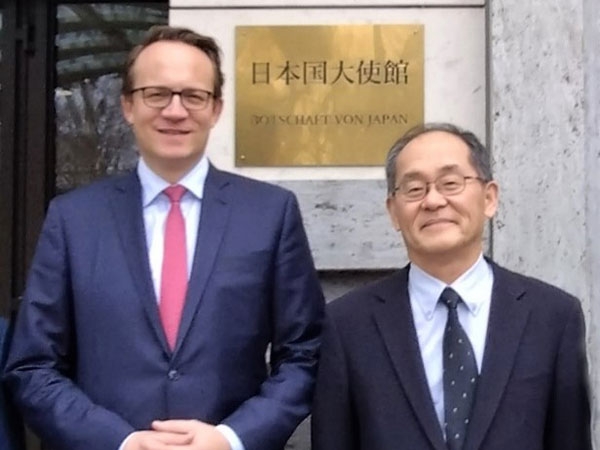 Besuch von  der Vorstandsvorsitzende der RWE AG, Herr Dr. Markus Krebber