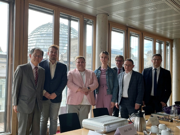 Besuch im Bundestag beim Verkehrsausschuss