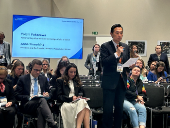 Vizeminister Fukazawa bei der Ukraine Recovery Conference 02