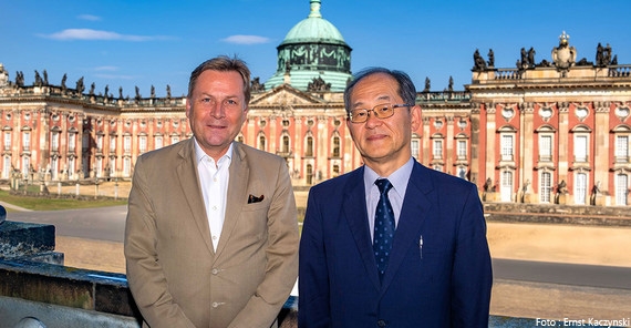 Höflichkeitsbesuch beim Präsidenten der Universität Potsdam, Prof. Oliver Günther