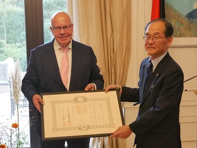 Ordensüberreichung an den früheren Bundesminister für Wirtschaft und Energie, Herrn Peter Altmaier