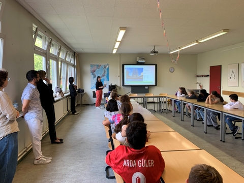 Besuch in der Gustav-Heinemann-Oberschule