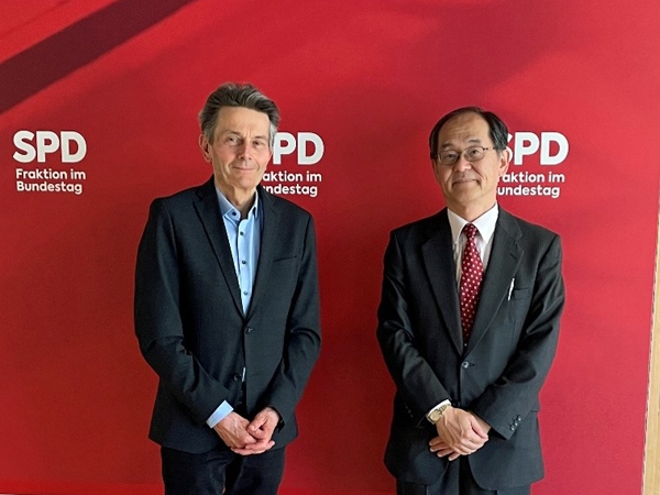Abschiedsbesuchs beim Vorsitzenden der SPD-Bundestagsfraktion Dr. Rolf Mützenich