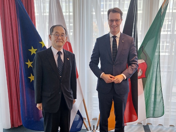 Abschiedsbesuch beim Ministerpräsidenten von NRW, Hendrik Wüst