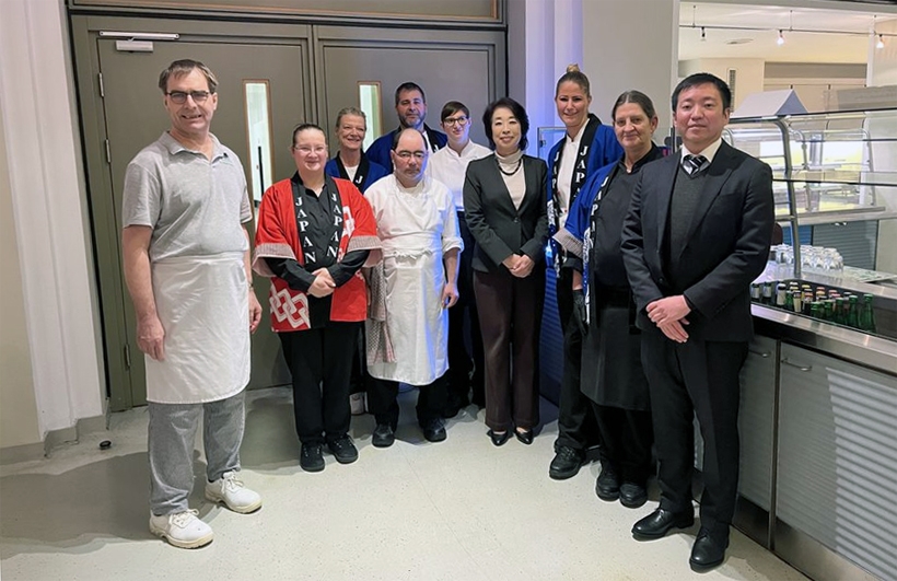 Besuch die Kantine der Berliner Senatskanzlei im Roten Rathaus (3)