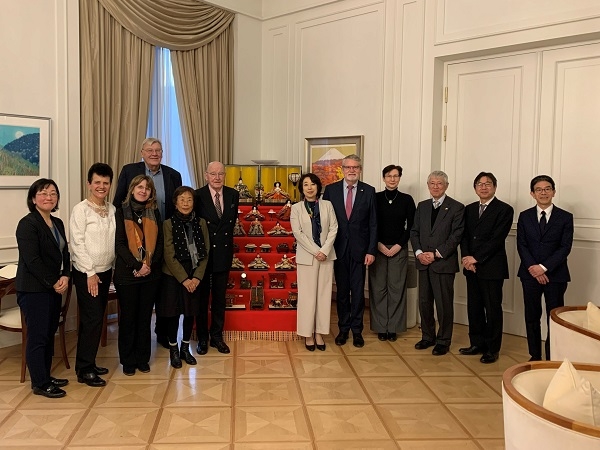 Besuch des Vorstands der Deutsch-Japanischen Gesellschaft Berlin in der Residenz