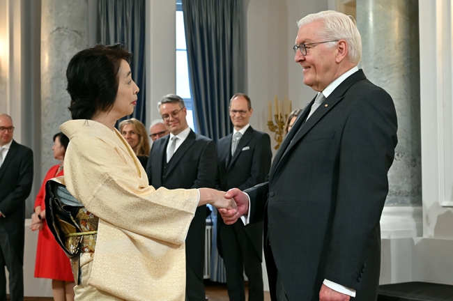 Teilnahme am Neujahrsempfang von Bundespräsident Steinmeier für das Diplomatische Korps (14.01.2025) [Foto: Michael von Lingen]