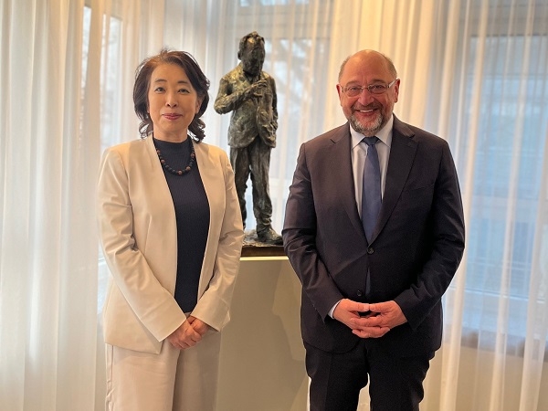 Antrittsbesuch bei Martin Schulz, Vorsitzender der Friedrich-Ebert-Stiftung e.V.