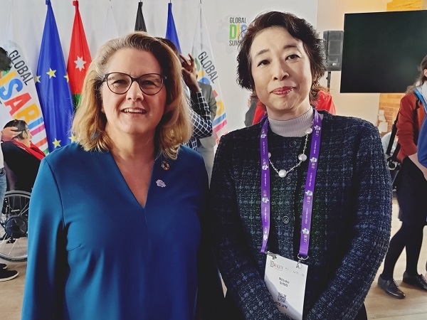 Teilnahme am Global Disability Summit / Treffen mit Bundesministerin Schulze