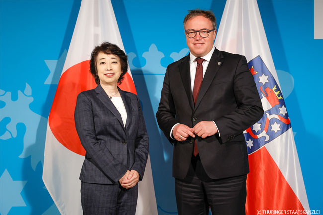 大使の活動：フォイクト・テューリンゲン州首相表敬（令和7年4月24日）