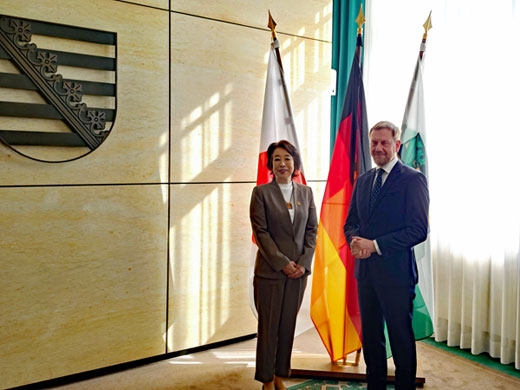 Besuch beim sächsischen Ministerpräsidenten Michael Kretschmer