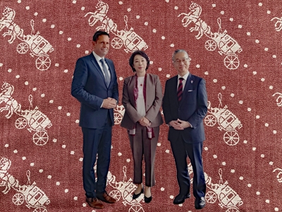 Höflichkeitsbesuch gemeinsam mit dem Generalkonsul in Hamburg, TODA Shinsuke beim niedersächsischen Ministerpräsidenten Olaf LIES