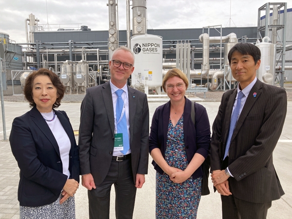 Einweihung des Werkes von Nippon Gases Deutschland – Teil der Nippon Sanso Holdings Corporation – in Zörbig