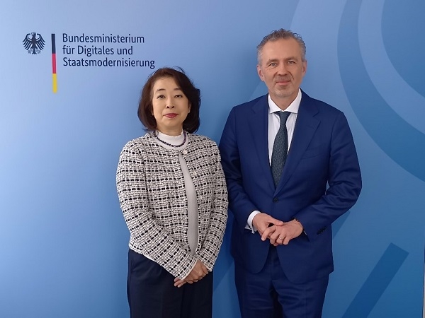 Höflichkeitsbesuch bei Thomas Jarzombek, Staatssekretär beim Bundesminister für Digitales und Staatsmodernisierung