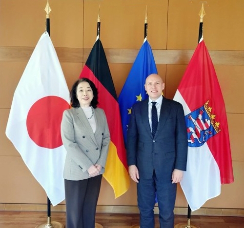 Höflichkeitsbesuch bei Manfred Pentz, dem Hessischen Staatsminister für Bundes- und Europaangelegenheiten, Internationales und Entbürokratisierung