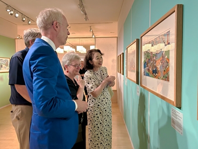 Eröffnung der Ausstellung „Japan auf Papier in Dresden” im Kupferstich-Kabinett