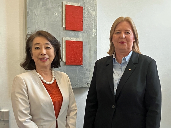 Meinungsaustausch mit Bärbel Bas, der Bundesministerin für Arbeit und Soziales