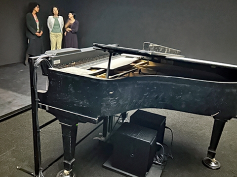 Eröffnungsfeier von Ryuichi Sakamotos „seeing sound, hearing time" im Hamburger Bahnhof